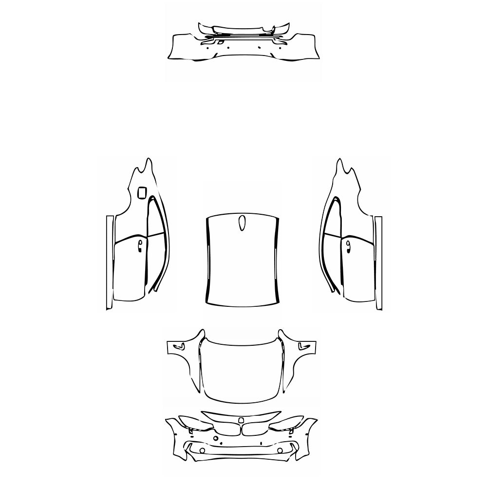 Pre-Cut PPF BMW 4 Series Coupe Luxury Line 2017 - PPF-Kits