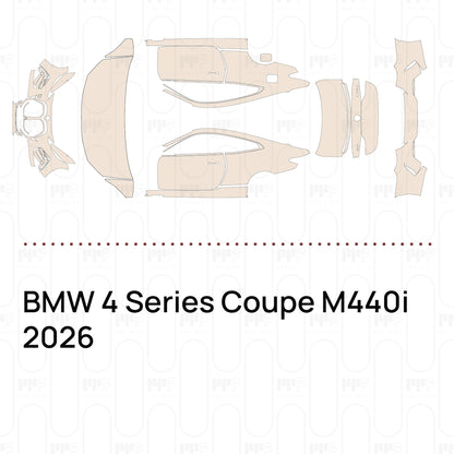 Voorgesneden PPF BMW 4 Series Coupe M440i 2026