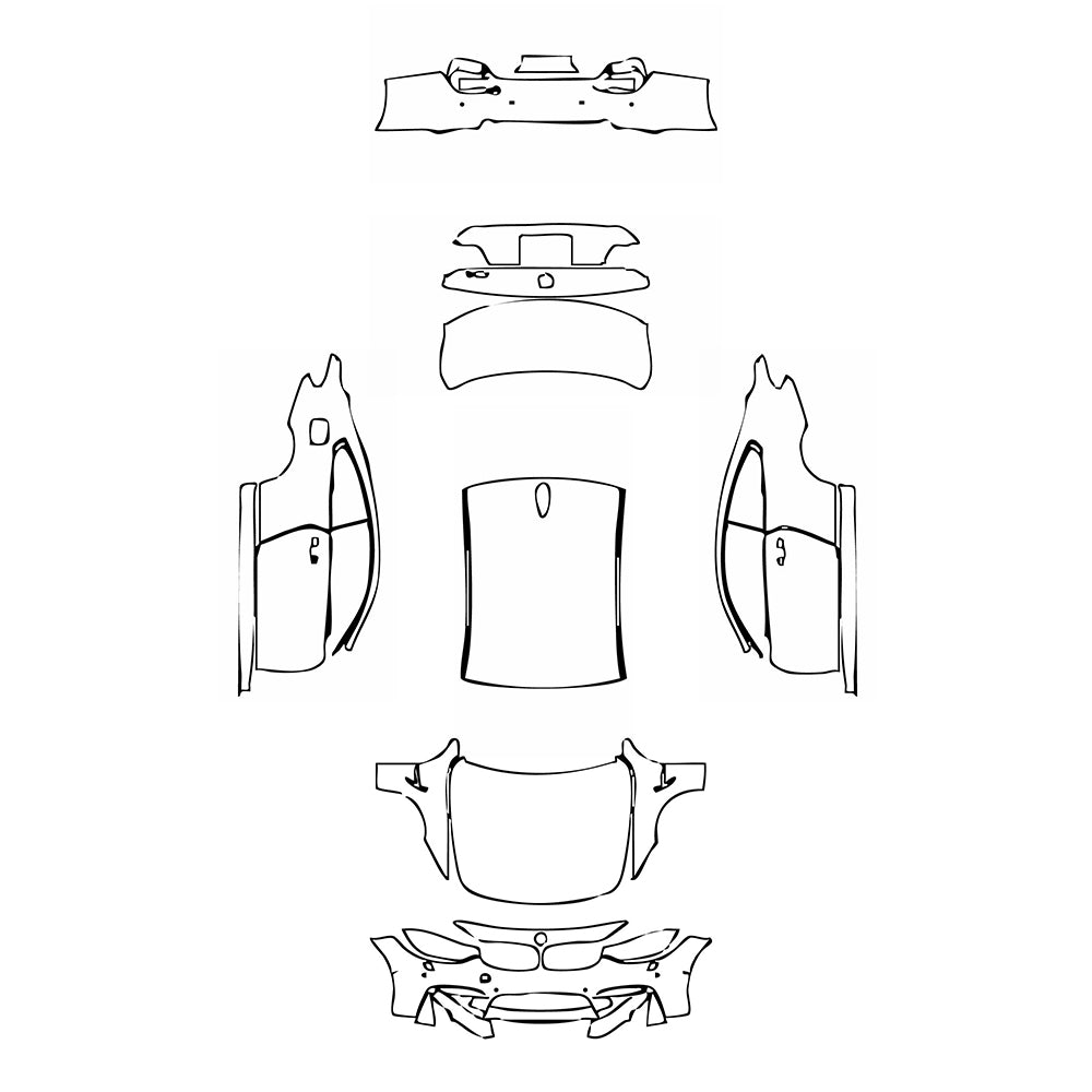 Pre-Cut PPF BMW 4 Series Coupe M4 2019 - PPF-Kits