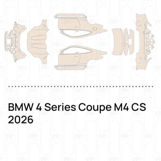 Voorgesneden PPF BMW 4 Series Coupe M4 CS 2026