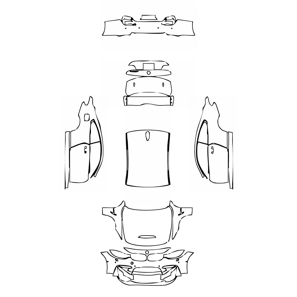Pre-Cut PPF BMW 4 Series Coupe M4 GTS 2018 - PPF-Kits