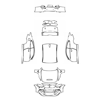 Pre-Cut PPF BMW 4 Series Coupe M4 GTS 2019 - PPF-Kits