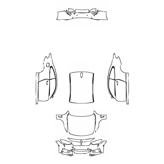 Pre-Cut PPF BMW 4 Series Coupe M Sport 2014 - PPF-Kits
