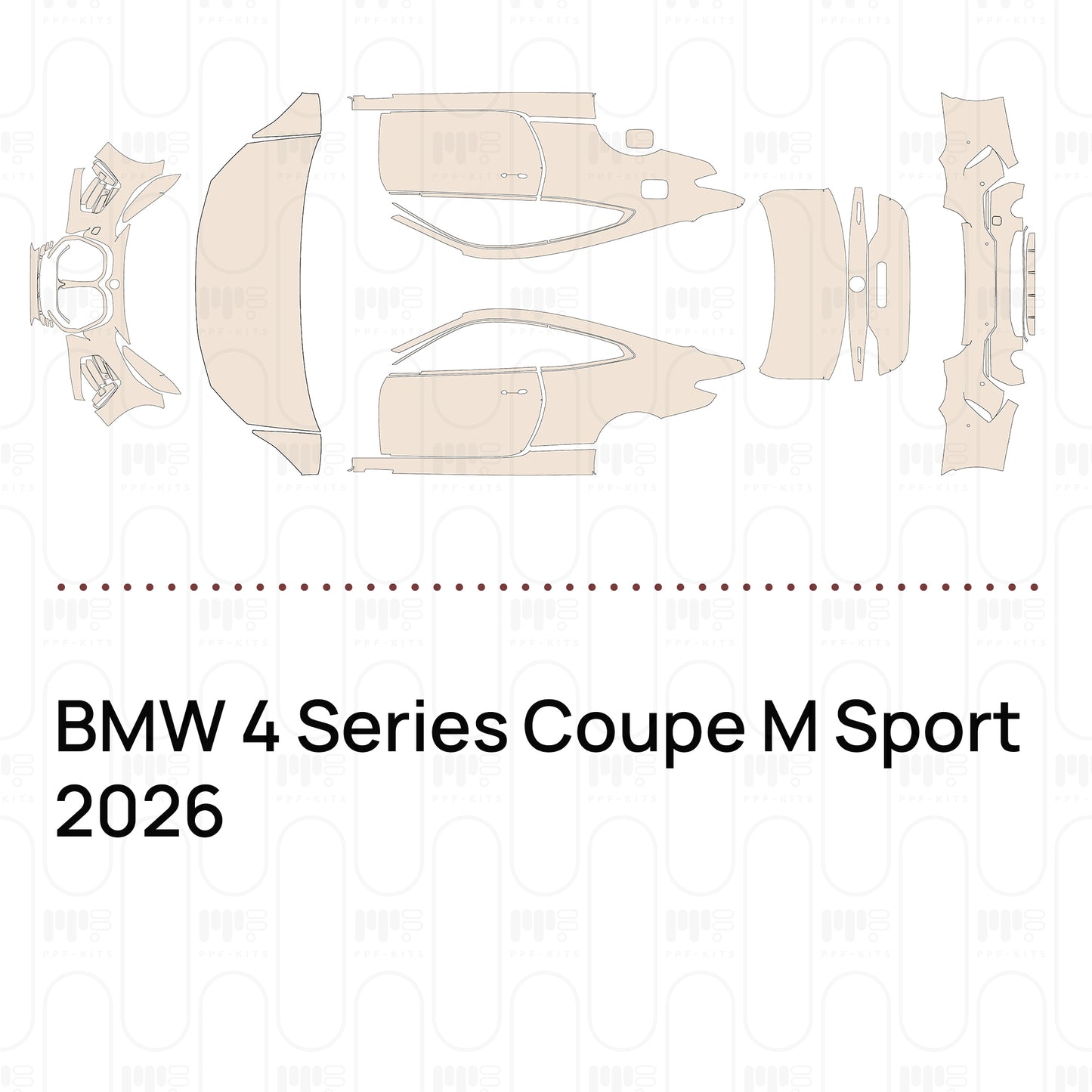 Voorgesneden PPF BMW 4 Series Coupe M Sport 2026