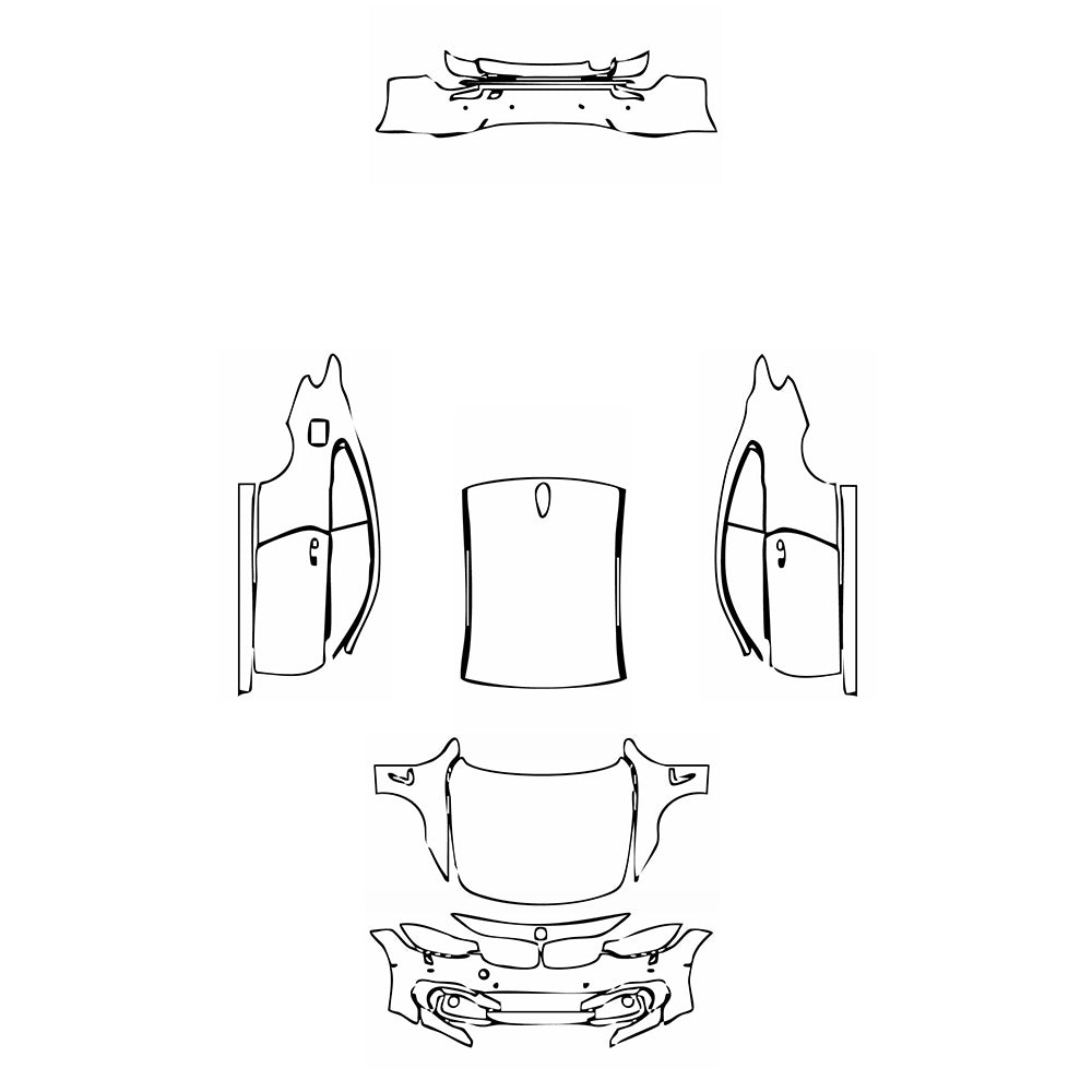 Pre-Cut PPF BMW 4 Series Coupe Sport Line 2017 - PPF-Kits