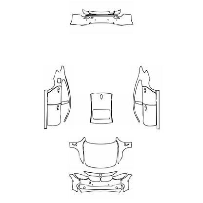 Pre-Cut PPF BMW 4 Series Gran Coupe Luxury Line 2015 - PPF-Kits