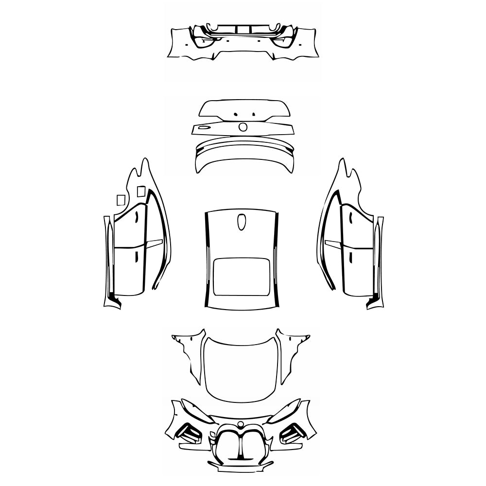 Pre-Cut PPF BMW 4 Series Gran Coupe M Sport 2025 - PPF-Kits