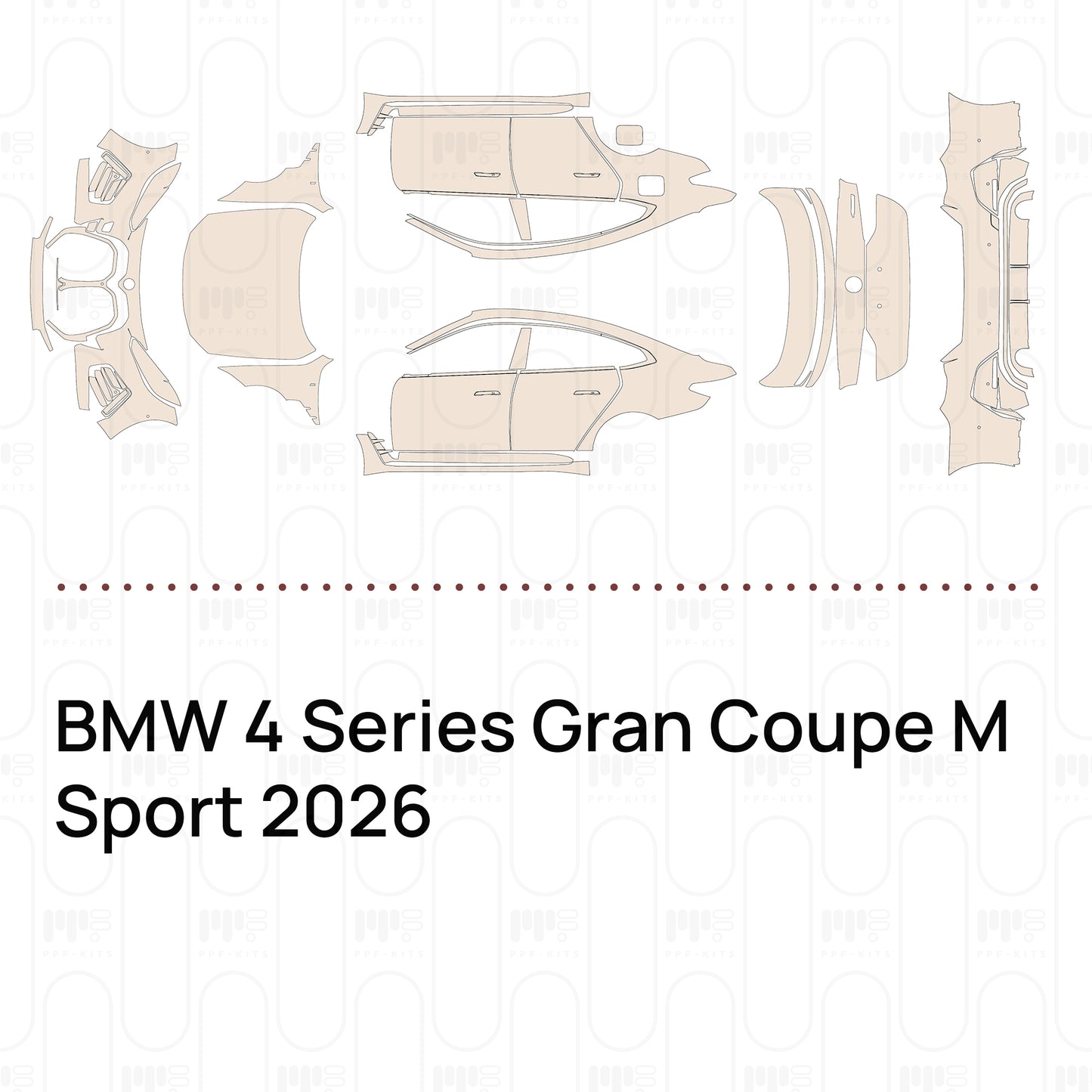 Voorgesneden PPF BMW 4 Series Gran Coupe M Sport 2026
