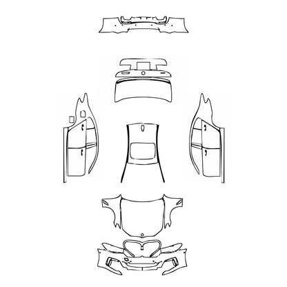 Pre-Cut PPF BMW 5 Series Sedan M550i 2021 - PPF-Kits