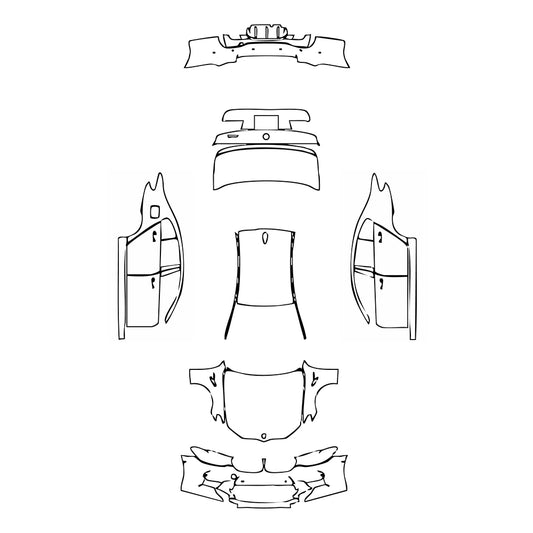 Pre-Cut PPF BMW 5 Series Sedan M5 2019 - PPF-Kits