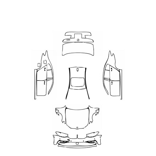 Pre-Cut PPF BMW 5 Series Sedan Standard Wheelbase Base 2019 - PPF-Kits