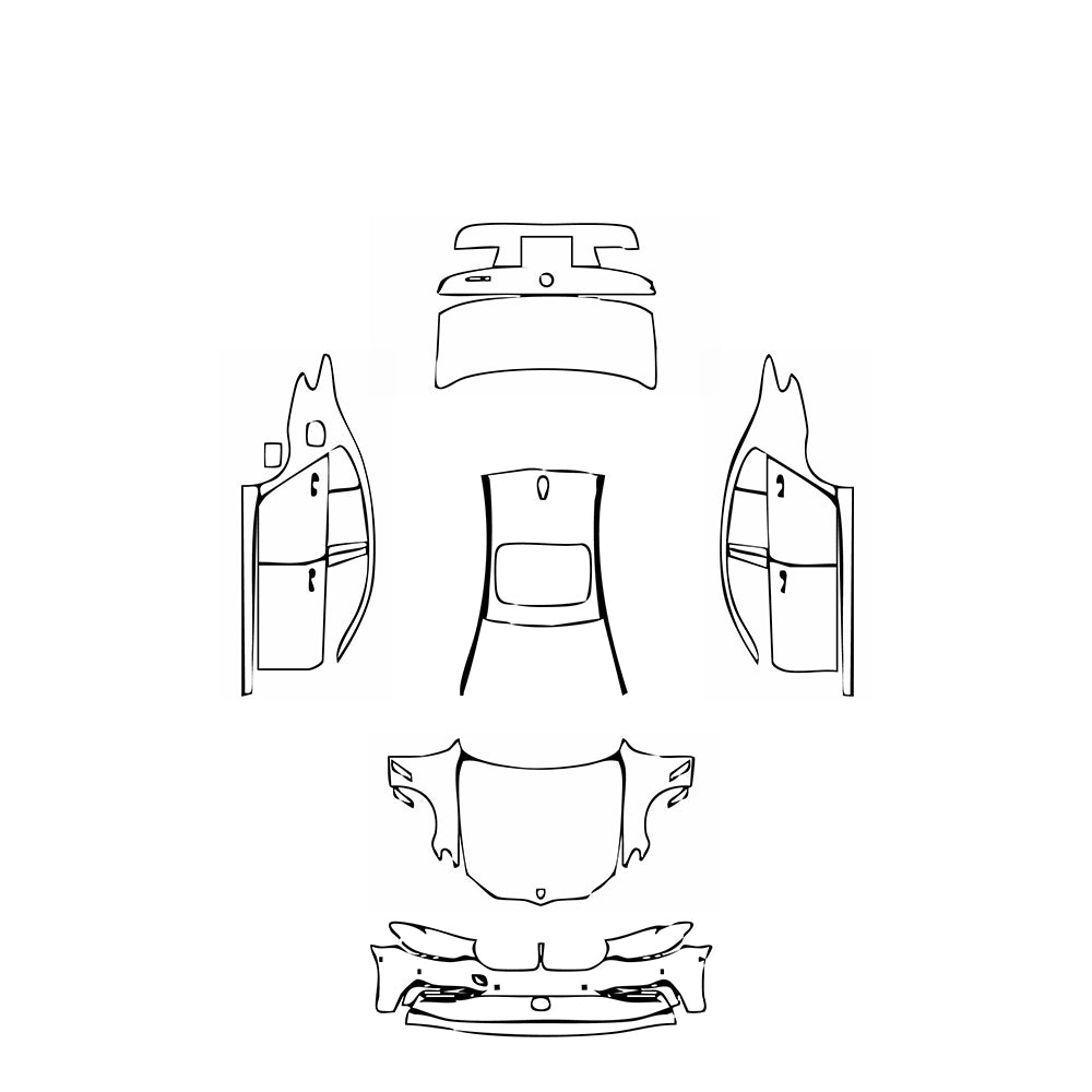 Pre-Cut PPF BMW 5 Series Sedan Standard Wheelbase Base 2020 - PPF-Kits