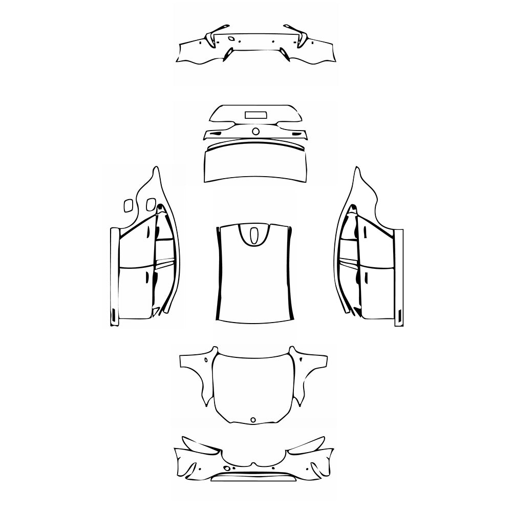 Pre-Cut PPF BMW 5 Series Sedan Standard Wheelbase Base 2025 - PPF-Kits