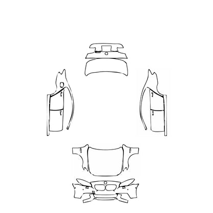 Pre-Cut PPF BMW 5 Series Sedan Standard Wheelbase M Sport 2014 - PPF-Kits