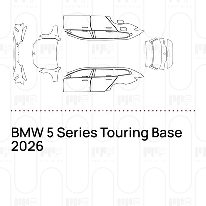 Voorgesneden PPF BMW 5 Series Touring Base 2026
