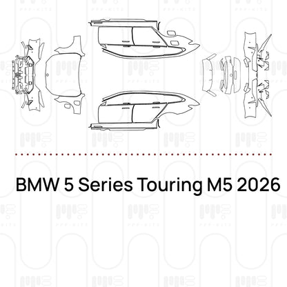 Voorgesneden PPF BMW 5 Series Touring M5 2026