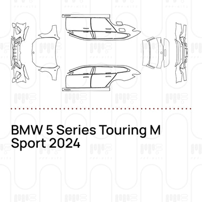 Voorgesneden PPF BMW 5 Series Touring M Sport 2024