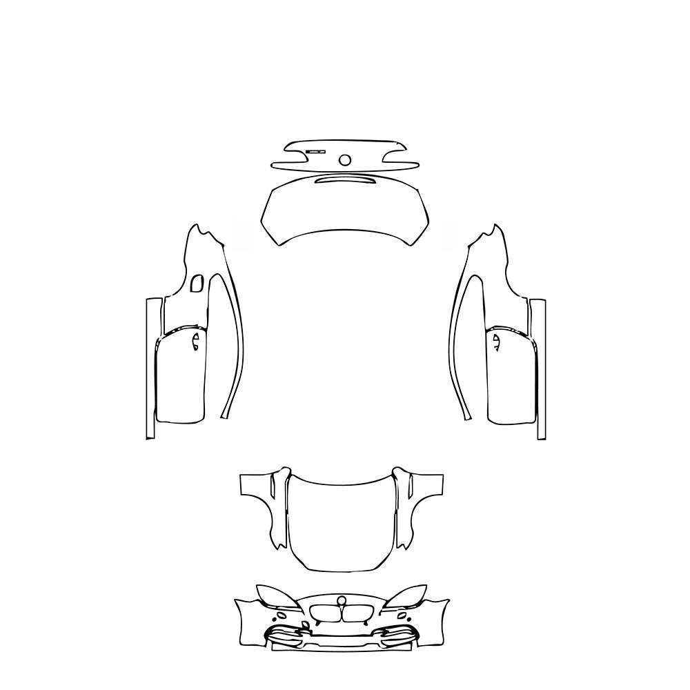 Pre-Cut PPF BMW 6 Series Coupe Base 2018 - PPF-Kits