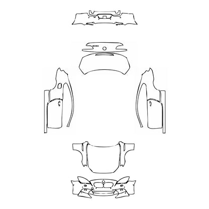 Pre-Cut PPF BMW 6 Series Coupe M Sport 2015 - PPF-Kits
