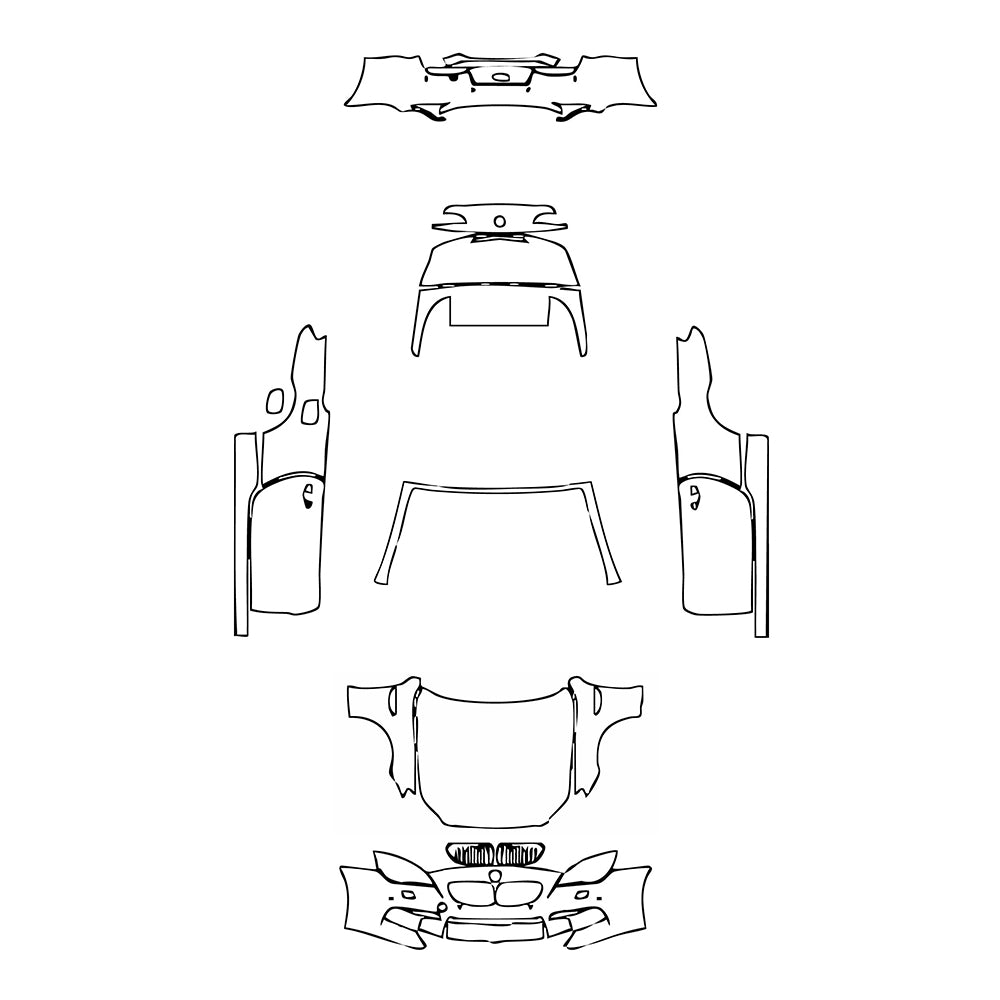 Pre-Cut PPF BMW 6 Series M6 Convertible 2018 - PPF-Kits