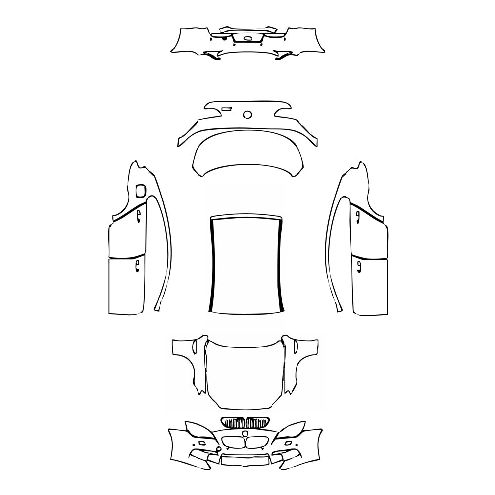 Pre-Cut PPF BMW 6 Series M6 Gran Coupe 2012 - PPF-Kits