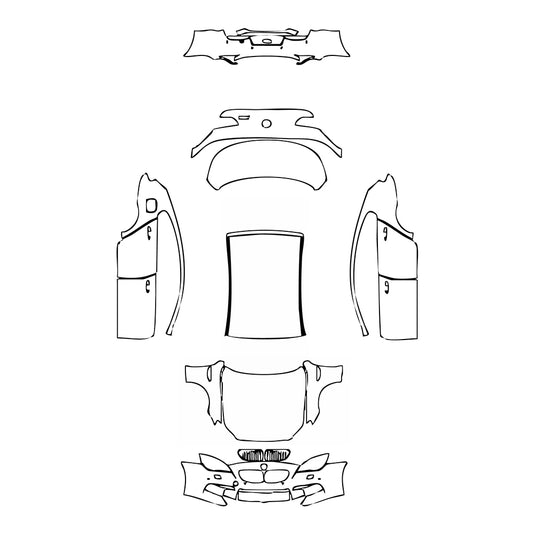 Pre-Cut PPF BMW 6 Series M6 Gran Coupe 2012 - PPF-Kits