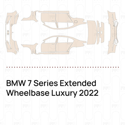 Voorgesneden PPF BMW 7 Series Extended Wheelbase Luxury 2022