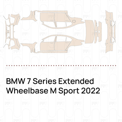 Voorgesneden PPF BMW 7 Series Extended Wheelbase M Sport 2022