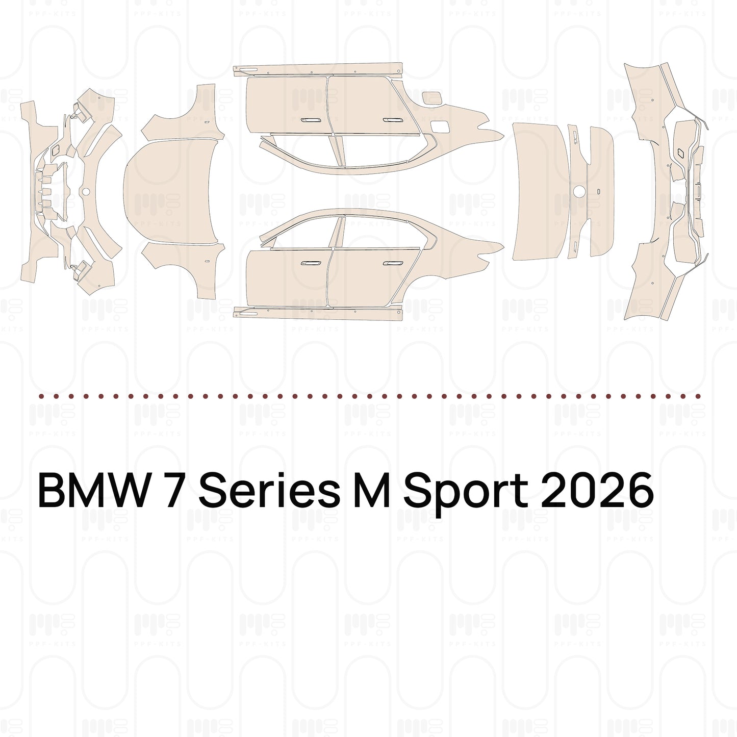 Voorgesneden PPF BMW 7 Series M Sport 2026