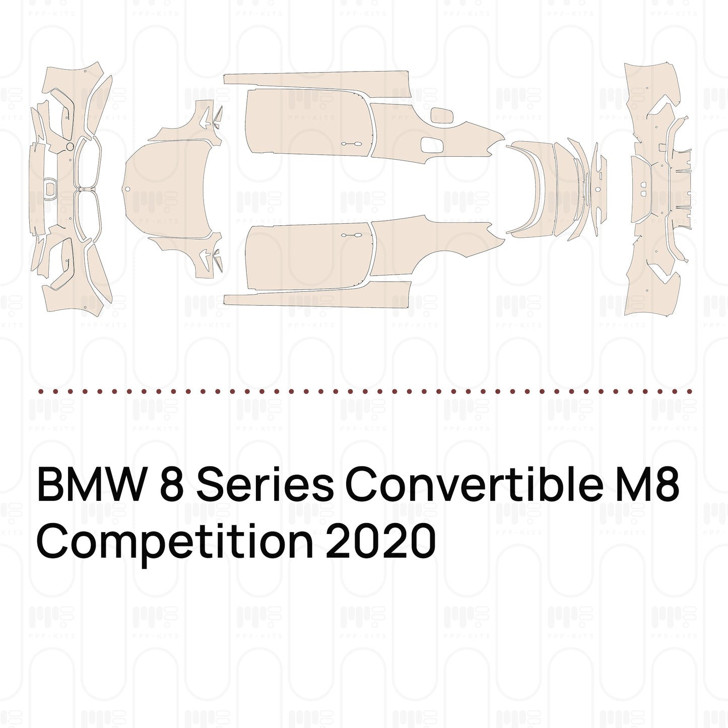 Voorgesneden PPF BMW 8 Series Convertible M8 Competition 2020