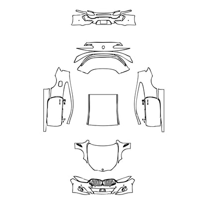 Pre-Cut PPF BMW 8 Series Coupe M850i 2022 - PPF-Kits