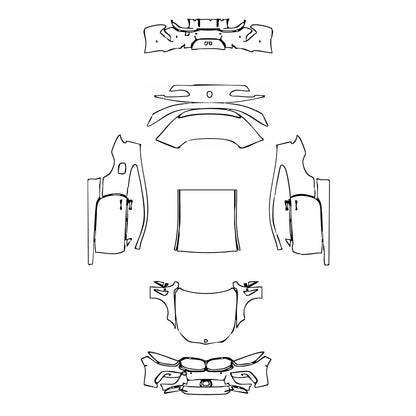 Pre-Cut PPF BMW 8 Series Coupe M8 2022 - PPF-Kits
