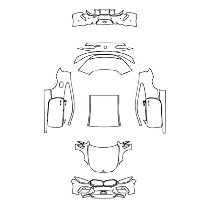 Pre-Cut PPF BMW 8 Series Coupe M8 Competition 2023 - PPF-Kits