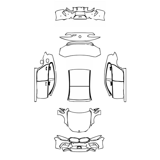 Pre-Cut PPF BMW 8 Series Gran Coupe M8 2023 - PPF-Kits