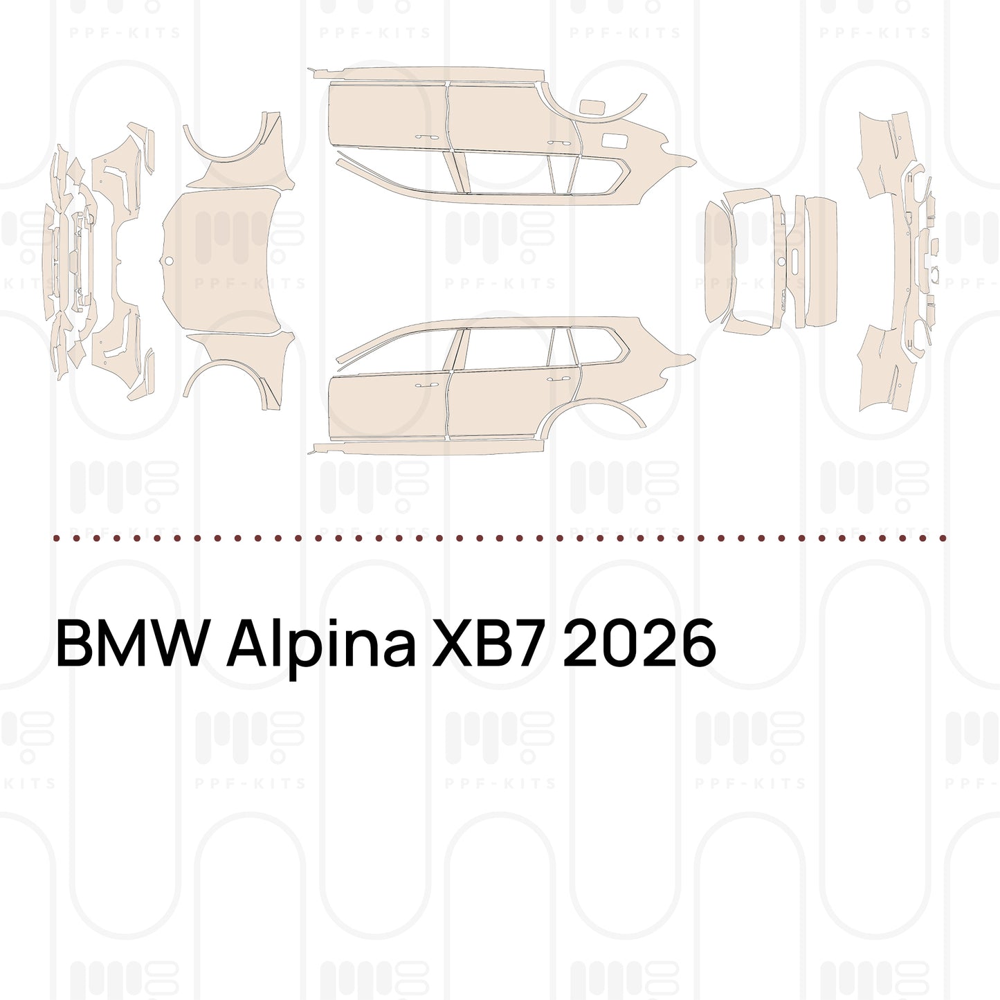 Voorgesneden PPF BMW Alpina XB7 2026