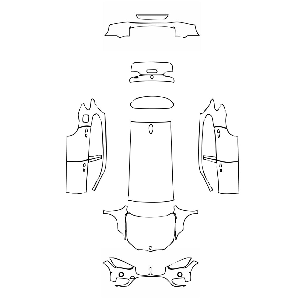 Pre-Cut PPF BMW X1 Extended Wheelbase Base 2018 - PPF-Kits