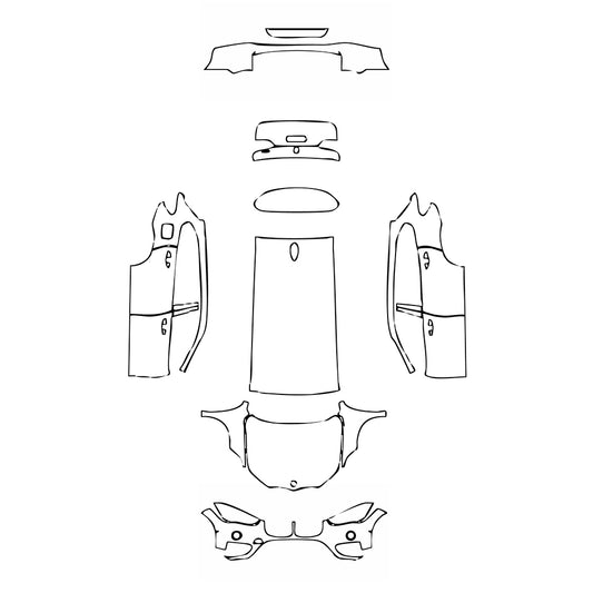 Pre-Cut PPF BMW X1 Extended Wheelbase Base 2019 - PPF-Kits