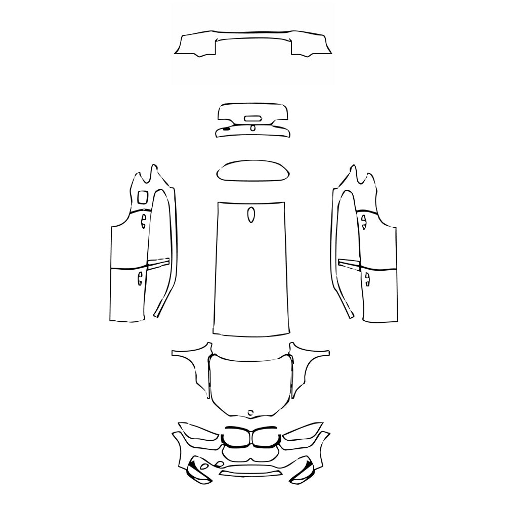 Pre-Cut PPF BMW X1 Extended Wheelbase Base 2022 - PPF-Kits