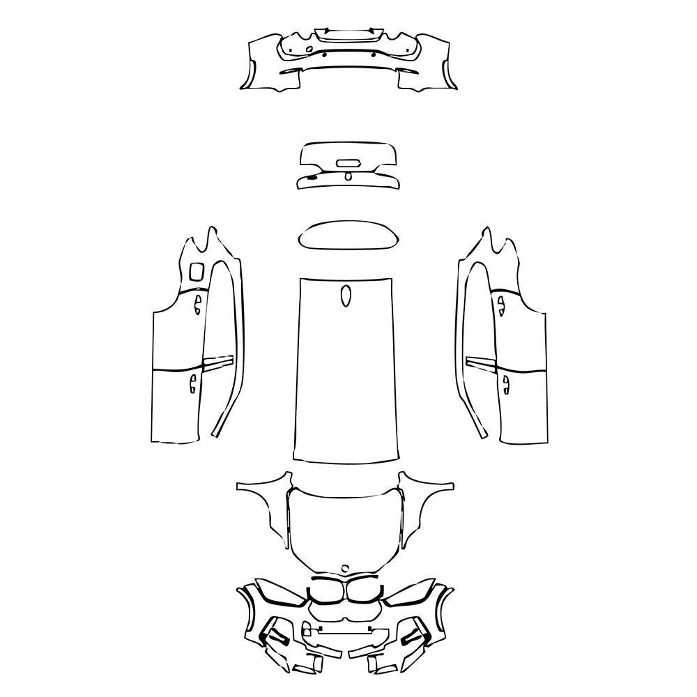 Pre-Cut PPF BMW X1 Extended Wheelbase M Sport 2022 - PPF-Kits