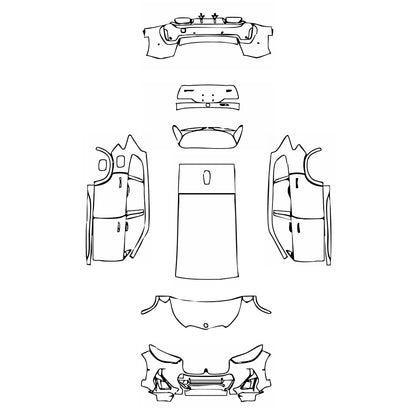 Pre-Cut PPF BMW X1 Extended Wheelbase M Sport 2023 - PPF-Kits