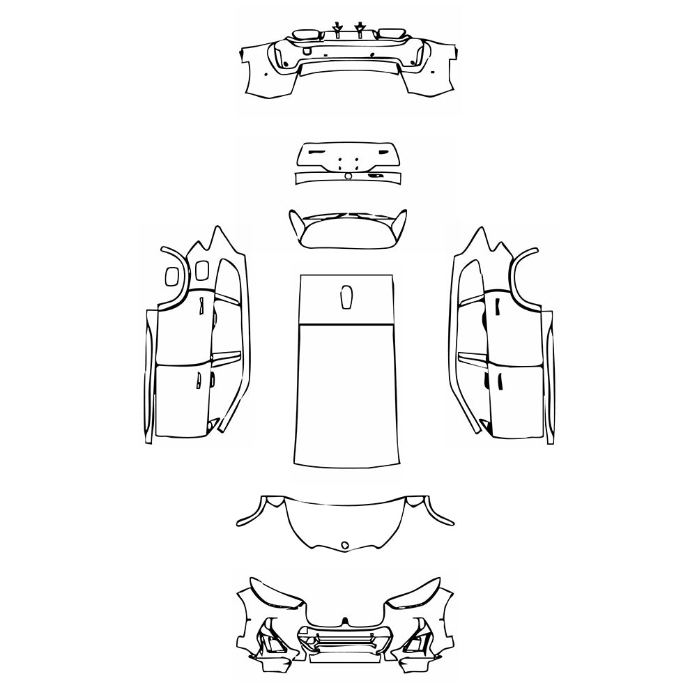 Pre-Cut PPF BMW X1 Extended Wheelbase M Sport 2024 - PPF-Kits