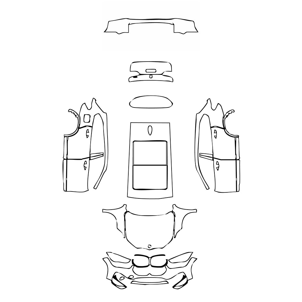 Pre-Cut PPF BMW X1 Standard Wheelbase Base 2022 - PPF-Kits