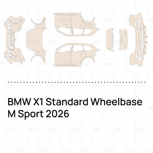 Voorgesneden PPF BMW X1 Standard Wheelbase M Sport 2026