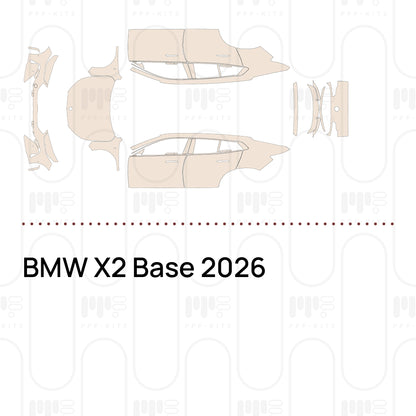 Voorgesneden PPF BMW X2 Base 2026