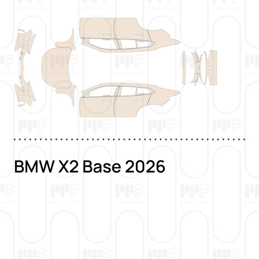 Voorgesneden PPF BMW X2 Base 2026