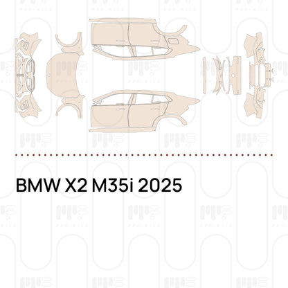 Voorgesneden PPF BMW X2 M35i 2025