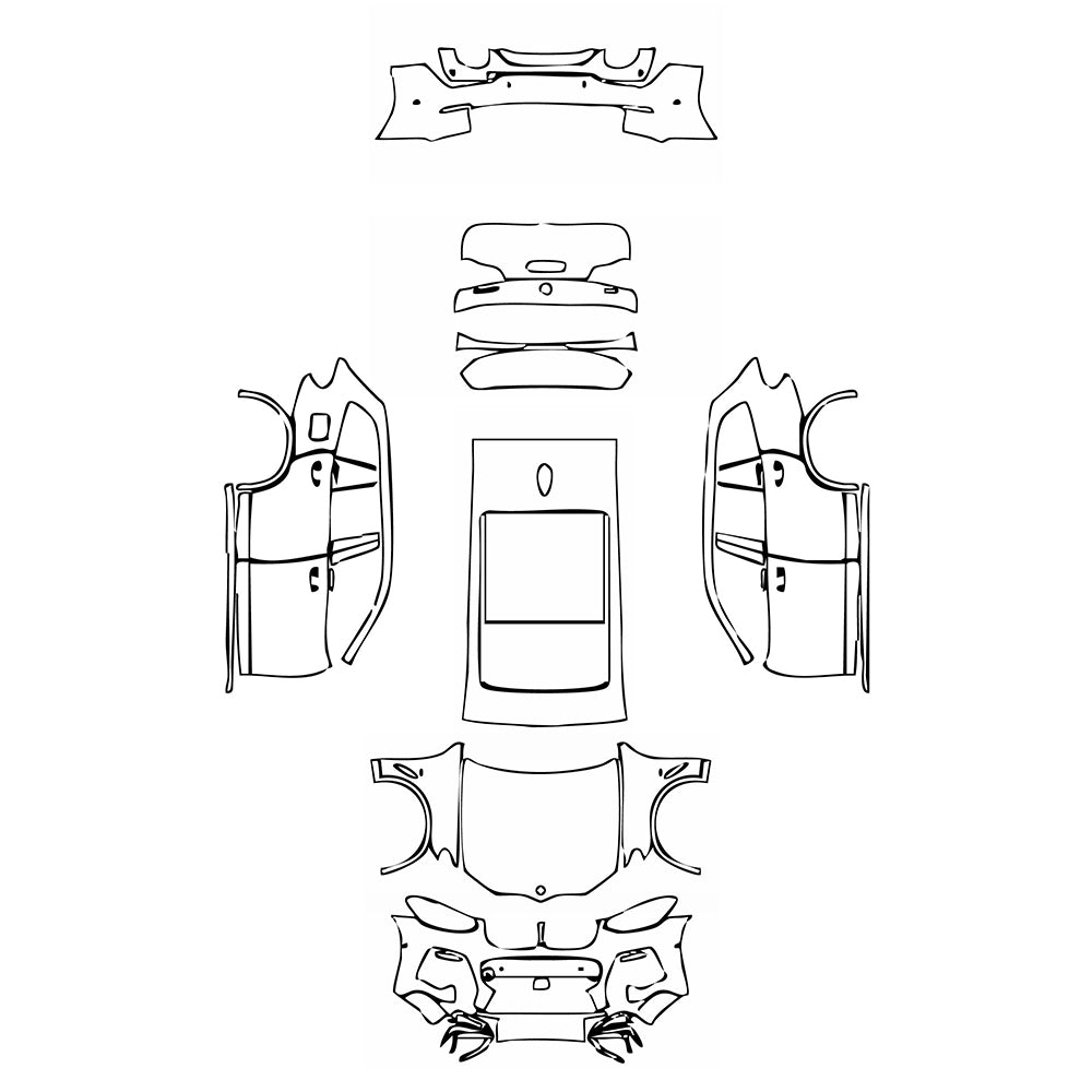 Pre-Cut PPF BMW X3 Standard Wheelbase M40i 2018 - PPF-Kits
