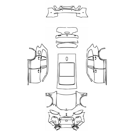 Pre-Cut PPF BMW X3 Standard Wheelbase M40i 2018 - PPF-Kits