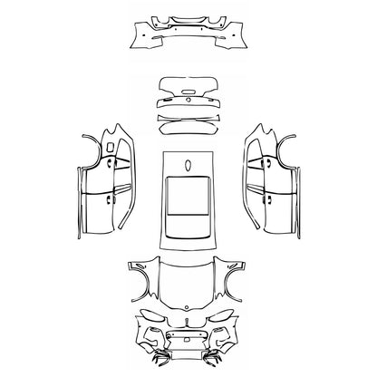 Pre-Cut PPF BMW X3 Standard Wheelbase M40i 2020 - PPF-Kits