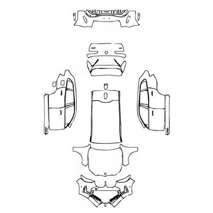 Pre-Cut PPF BMW X3 Standard Wheelbase M50 xDrive 2025 - PPF-Kits